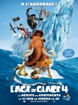 poster L'Âge de glace 4 : La Dérive des continents&nbsp;&nbsp;(2012)
