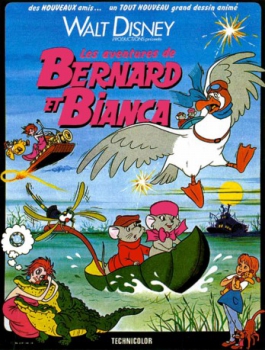poster Les aventures de Bernard et Bianca&nbsp;&nbsp;(1977)