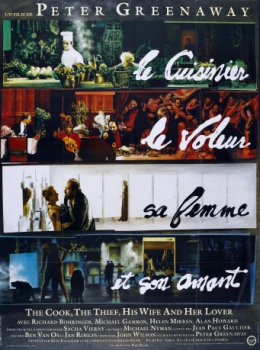 poster Le Cuisinier, le voleur, sa femme et son amant&nbsp;&nbsp;(1989)