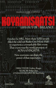 poster Koyaanisqatsi, la prophétie&nbsp;&nbsp;(1982)