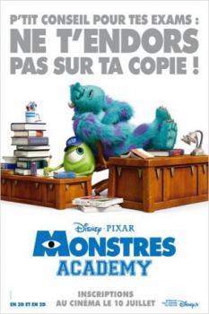 poster Monstres Academy&nbsp;&nbsp;(2013)