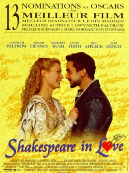 poster Shakespeare in Love&nbsp;&nbsp;(1998)