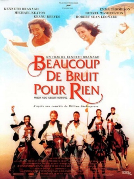 poster Beaucoup de bruit pour rien&nbsp;&nbsp;(1993)